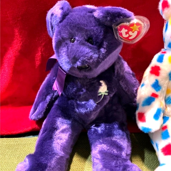 Ty Beanie Baby PRINCESS Diana Bear 1997